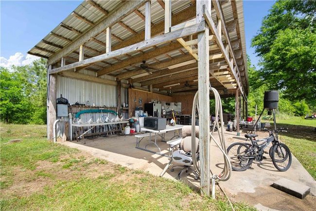 View of shed with ceiling fan | Image 24