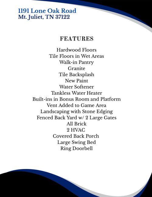 1191 Lone Oak Rd, Mount Juliet, TN, 37122-4626 | Card Image