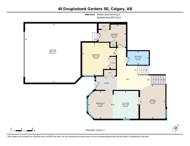 49 Douglasbank Gardens Se, Home with 3 bedrooms, 3 bathrooms and 4 parking in Calgary AB | Image 47
