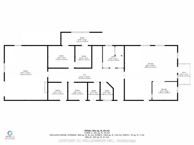 836100 4 Th Line E, House other with 3 bedrooms, 2 bathrooms and 20 parking in Mulmur ON | Image 47