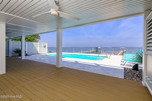 overlooking private pool and Bogue Sound | Image 39
