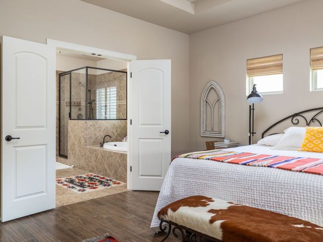 Double door entrance into the master bath | Image 14