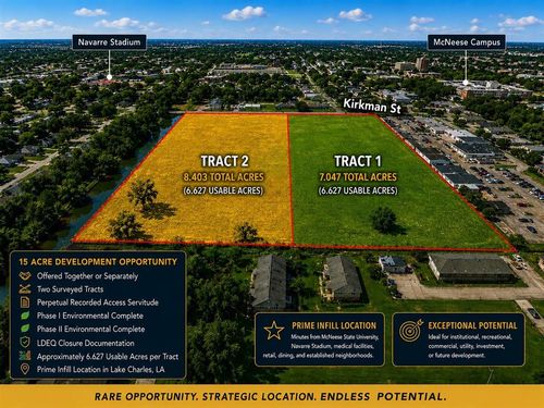 TBD Kirkman St, Lake Charles, LA, 70601 | Card Image