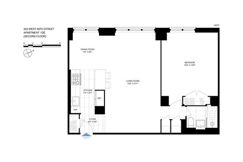 1de-303 W 66th St, New York, NY, 10023-6422 | Card Image