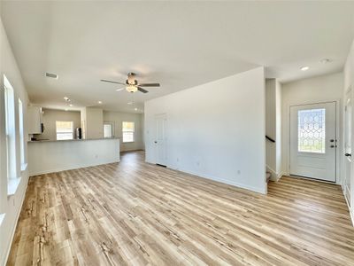 Luxury vinyl plank flooring throughout Family, Dining and Kitchen. | Image 3