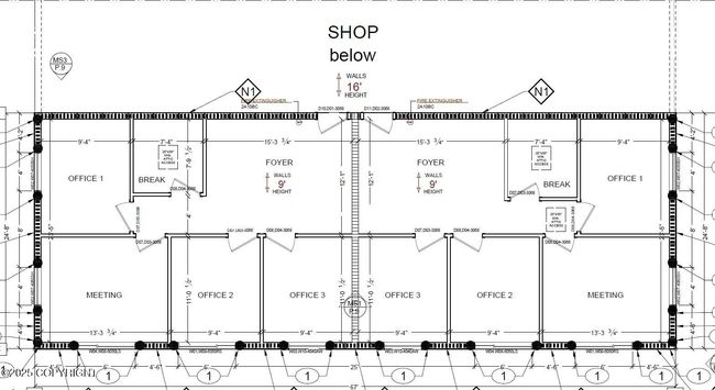 Floor plan upstairs office | Image 5