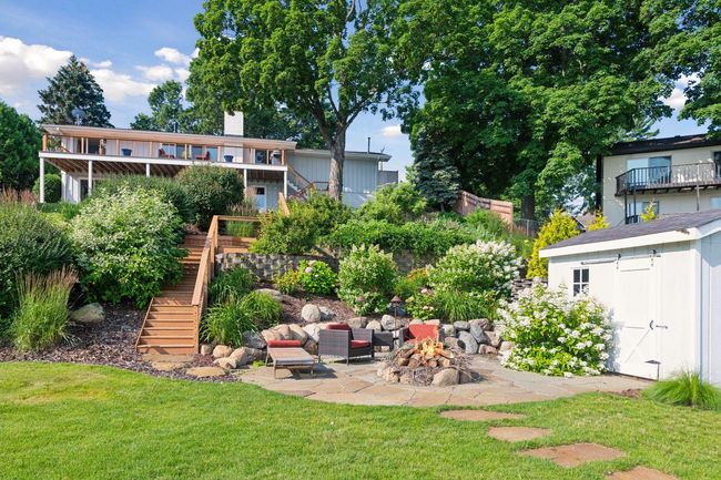 Storage shed is a convenient place to store lake toys, life jackets, and a great place to have a lakeside refrigerator for entertaining at the water’s edge.Dockside electric service for hydraulic boat lifts, shore power for boats, weed blowers, etc. | Image 34