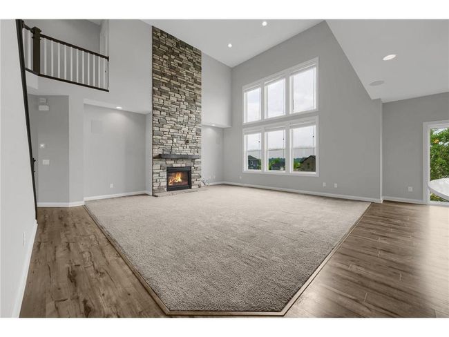 Two story Stone Fireplace | Image 5