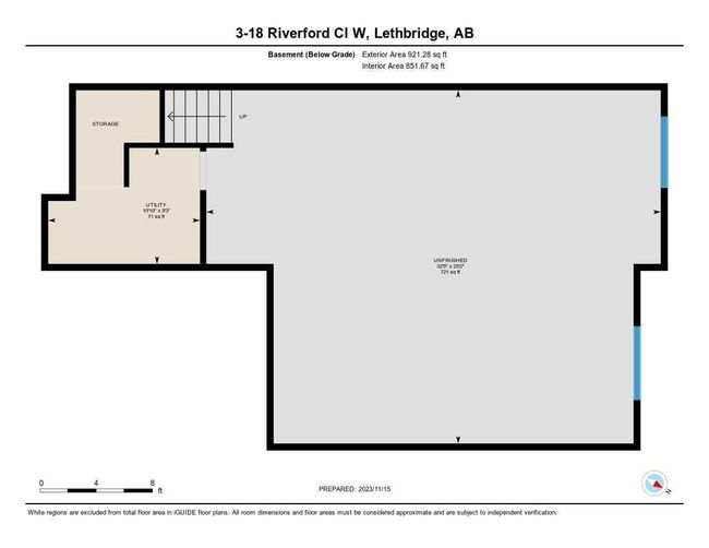 3 - 18 Riverford Close W, Home with 1 bedrooms, 1 bathrooms and 2 parking in Lethbridge AB | Image 24