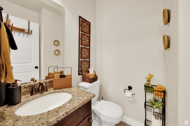 Bathroom featuring vanity and tile patterned flooring | Image 11