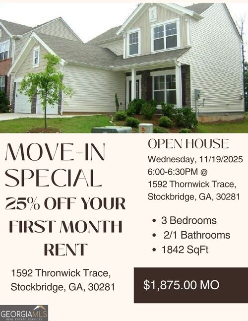 1592 Thornwick Trce, Stockbridge, GA, 30281-9116 | Card Image
