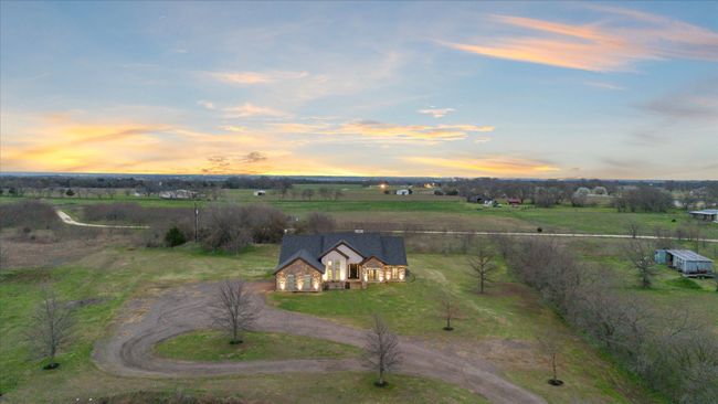 Aerial view at dusk featuring a rural view | Image 37