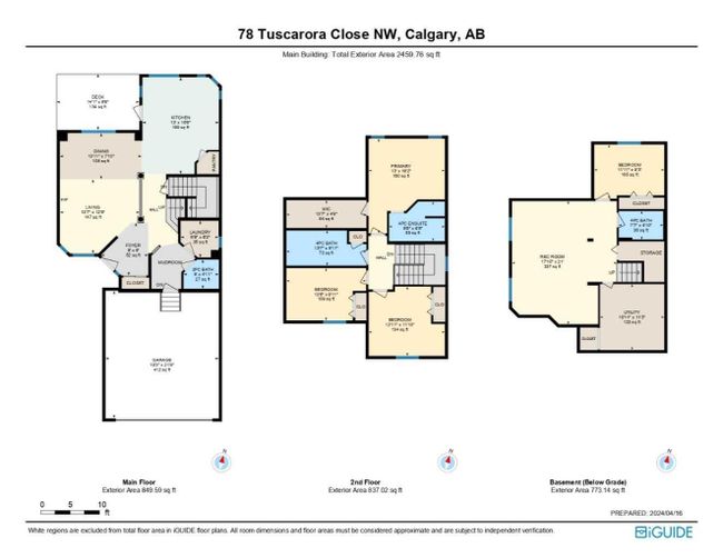 78 Tuscarora Close Nw, Home with 4 bedrooms, 3 bathrooms and 4 parking in Calgary AB | Image 42