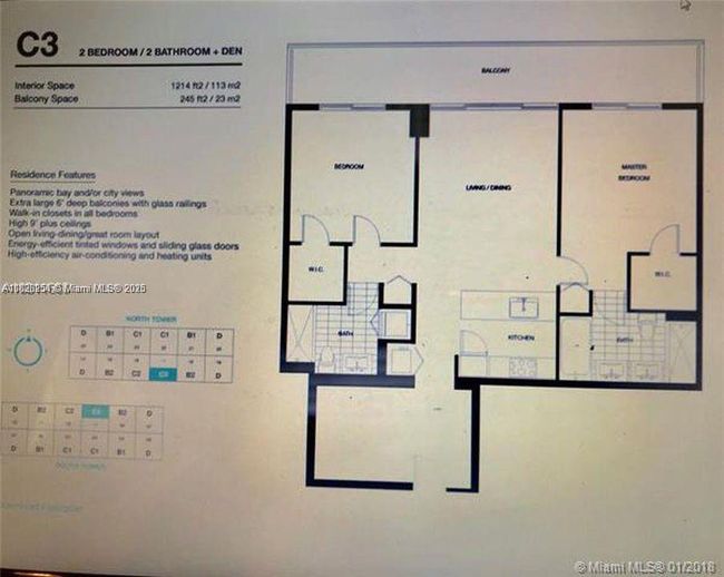 APT-2617 - 1111 Sw 1 St Ave, Condo with 2 bedrooms, 2 bathrooms and null parking in Miami FL | Image 14
