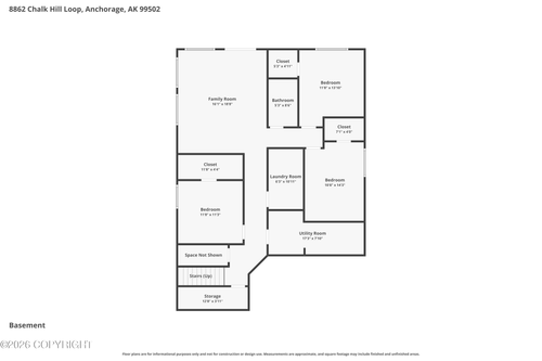8862 Chalk Hill Loop, Anchorage, AK, 99502-4066 | Card Image