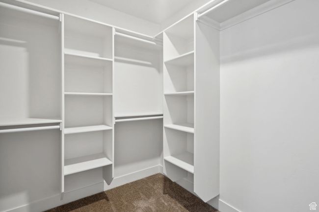 Spacious closet featuring carpet floors | Image 21