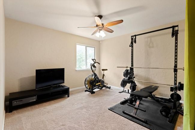 Third bedroom at the back of the home and overlooking the greenbelt. Currently used as an exercise room. | Image 28