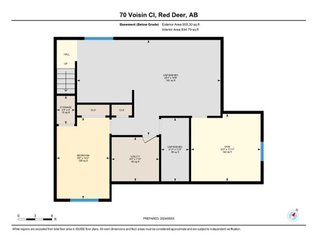 70 Voisin Close, House detached with 4 bedrooms, 2 bathrooms and 3 parking in Red Deer AB | Image 48