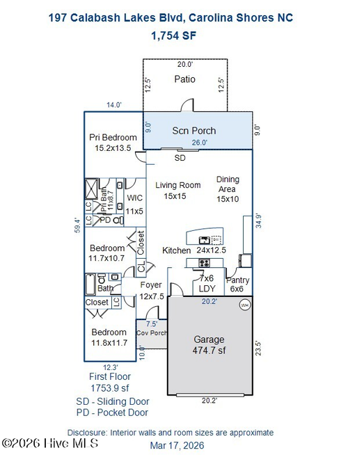 197 Calabash Lakes Blvd, Carolina Shores, NC, 28467-2520 | Card Image