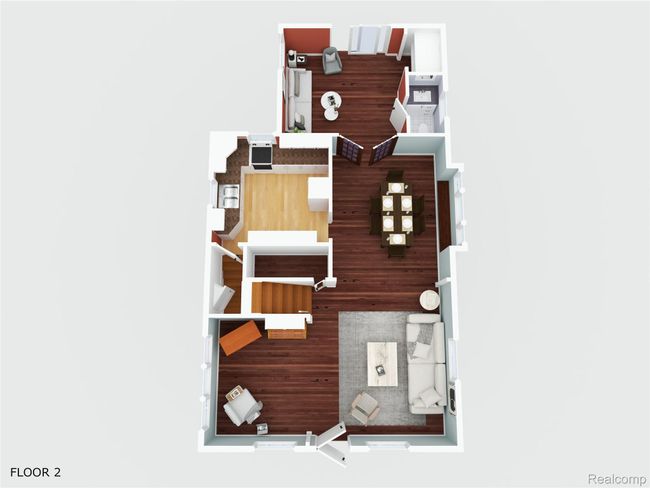 1st Floor 3D Floorplan | Image 4