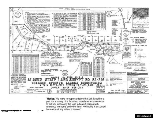 LT 5 BL 5 Legal Address Only, Tenakee Springs, AK, 99833 | Card Image