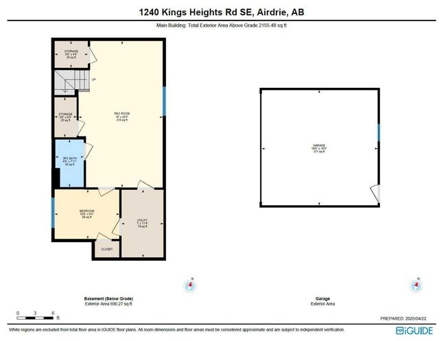1240 Kings Heights Rd Se, House other with 4 bedrooms, 5 bathrooms and 4 parking in Airdrie AB | Image 49