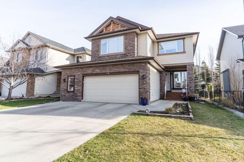 136 Crystal Green Drive, Home with 4 bedrooms, 3 bathrooms and 4 parking in Okotoks AB | Card Image