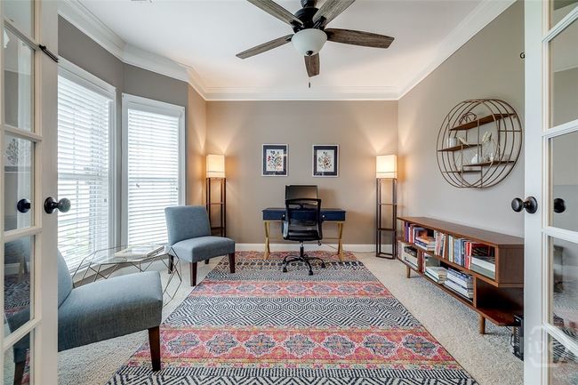 Office with French doors and loads of natural light. | Image 6