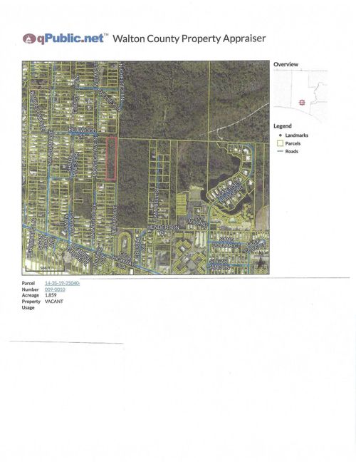 1-12-000 N Montigo Avenue, Santa Rosa Beach, FL, 32459 | Card Image