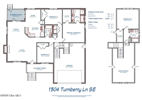 1504 Turnberry Ln Se, Bolivia, NC, 28422-8078 | Card Image