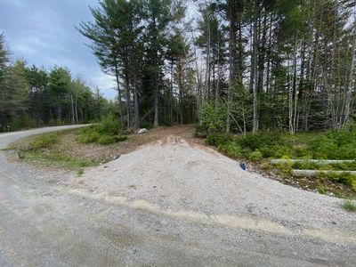 Driveway to the build site on the lot | Image 1