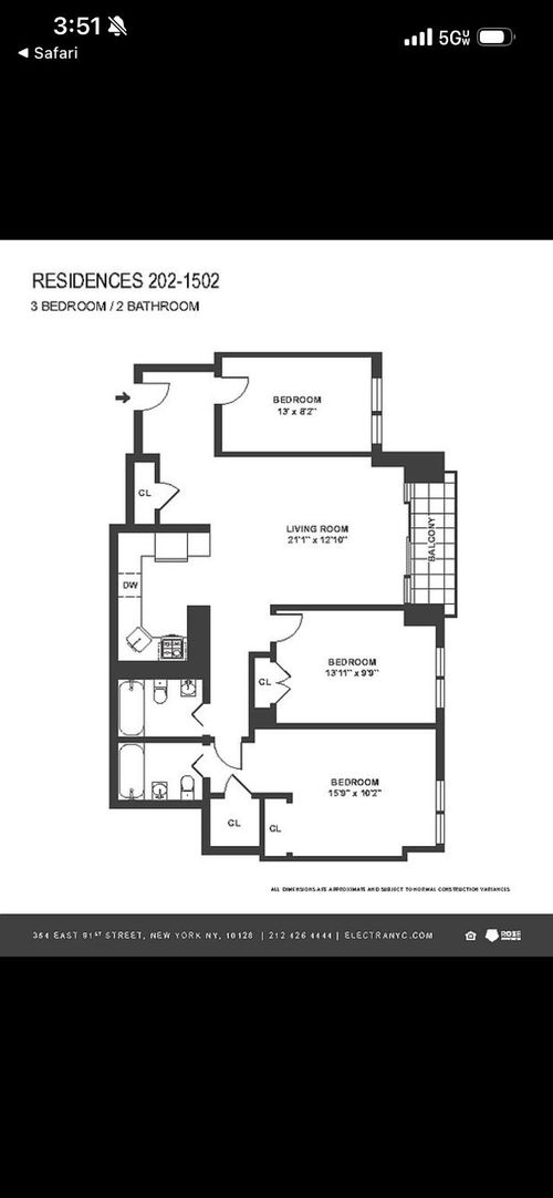 1302-354 E 91st St, New York, NY, 10128-0059 | Card Image