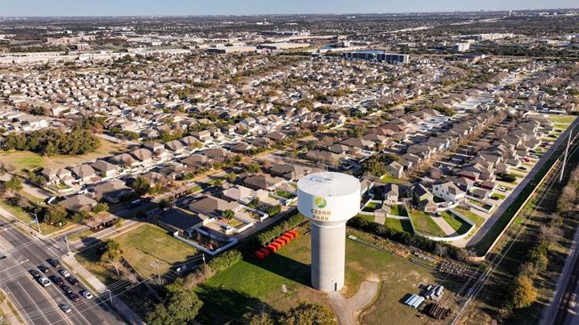 Aerial view of property and surrounding area featuring nearby suburban area | Image 35