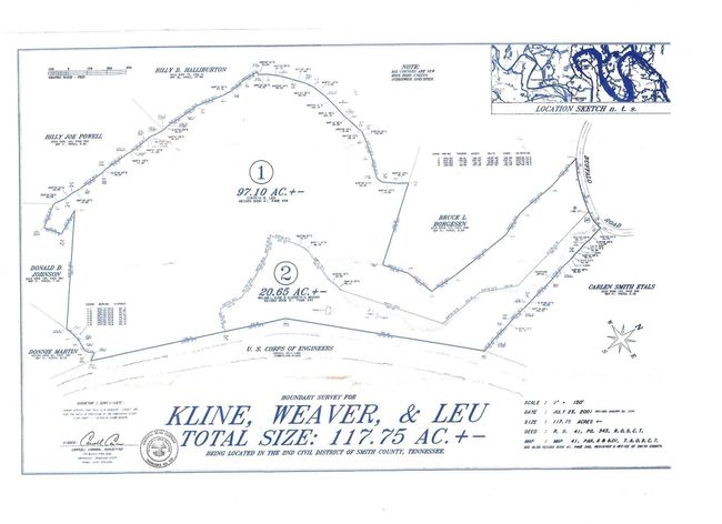 two parcels make up the 117.75 acres | Image 61