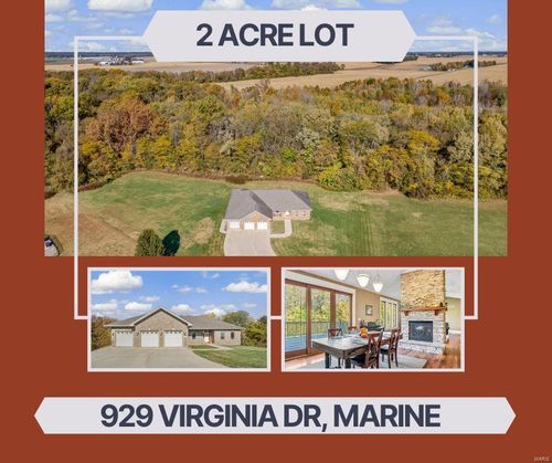 929 Virginia Drive, Marine, IL, 62061 | Card Image