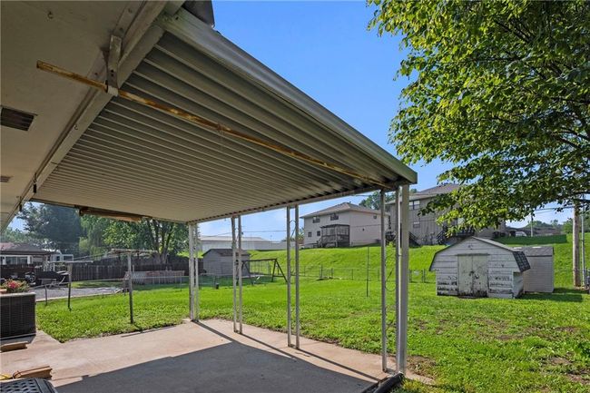 View of patio / terrace featuring central AC | Image 24