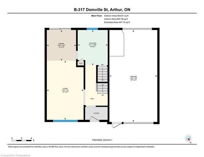 B - 317 Domville St, House other with 3 bedrooms, 1 bathrooms and 5 parking in Arthur ON | Image 33