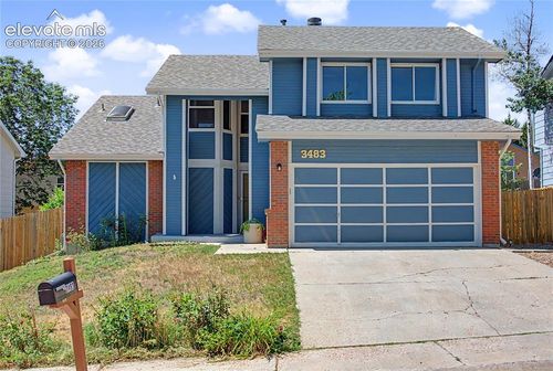 3483 Mountainside Dr, Colorado Springs, CO, 80918-4858 | Card Image