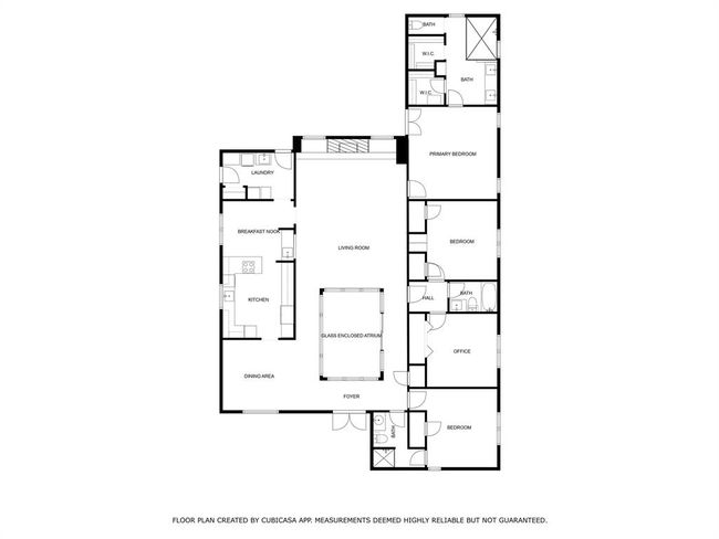 Floor plan, the garage is attached but included in the drawing. | Image 50