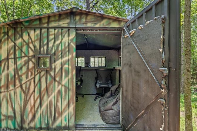 Inside the raised hunting blind | Image 24