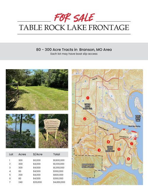 Lot 3 W Piney Tower Rd/Rr 2150, Cape Fair, MO, 65624 | Card Image