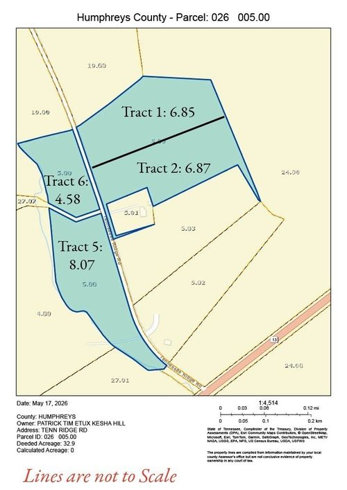 0 Tennessee Ridge Rd, Waverly, TN, 37185 | Card Image