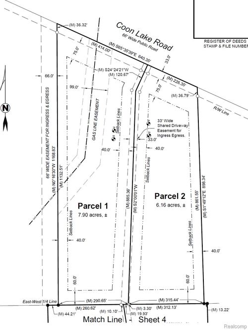 Parcel 2 Coon Lake Rd, Genoa Township, MI, 48843 | Card Image