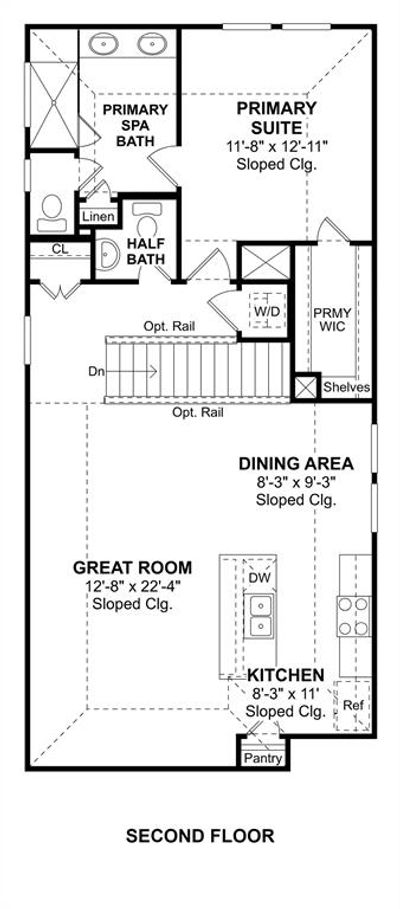 The Carter floor plan by K. Hovnanian Homes. 2nd Floor shown. *Prices, plans, dimensions, features, specifications, materials, and availability of homes or communities are subject to change without notice or obligation. | Image 3