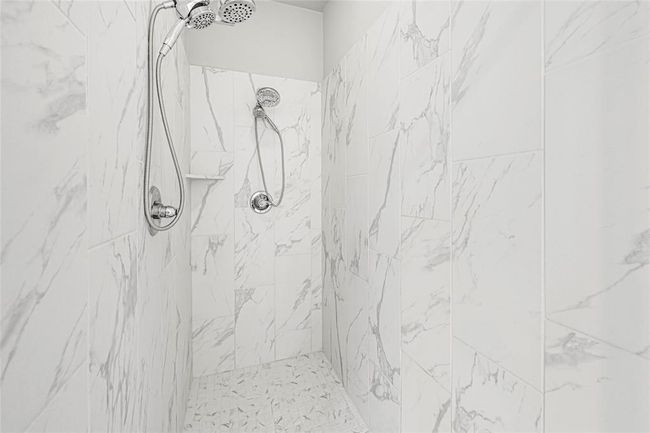 Spacious separate shower in primary bathroom. Double head showers - very convenient. | Image 16