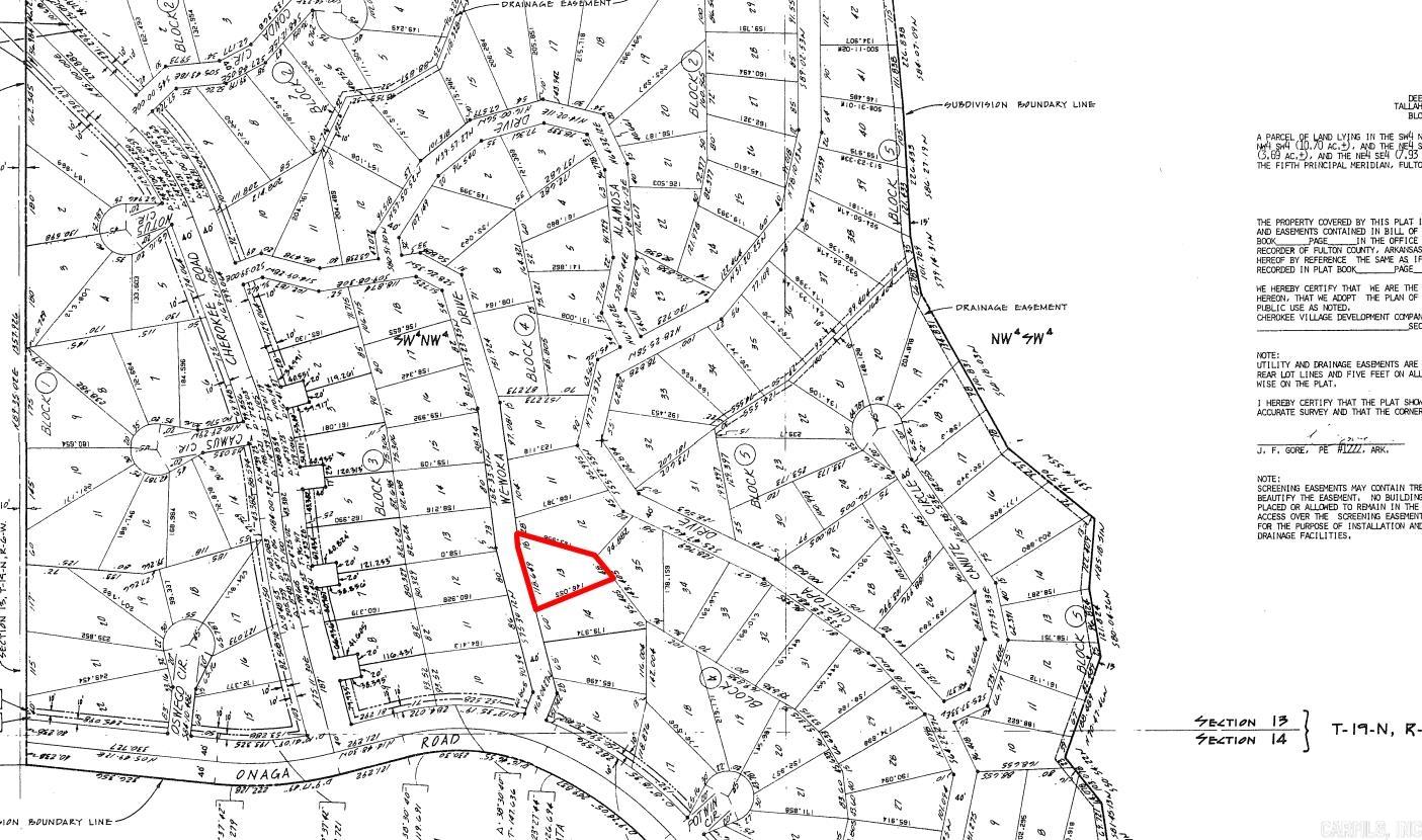 Land in Cherokee Village 2