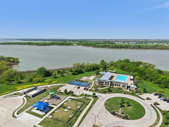 Aerial view featuring a water view | Image 35