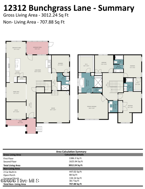 12312 Bunchgrass Ln, Raleigh, NC, 27614-7034 | Card Image