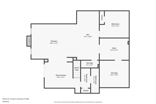 205 Erin Dr, House other with 5 bedrooms, 5 bathrooms and 3 parking in Cranberry Twp PA | Image 41