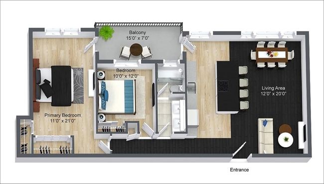 APT-818 - 505 Central Ave, Home with 2 bedrooms, 1 bathrooms and 2 parking in White Plains NY | Image 17